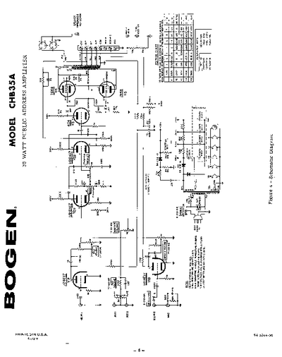 Misc - Bogen CHB35A -PA Amplifier 7868 output Thumbnail